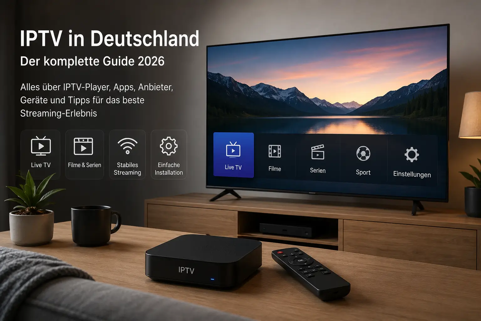 IPTV Deutschland Guide für Smart TV Android TV Windows und IPTV Player